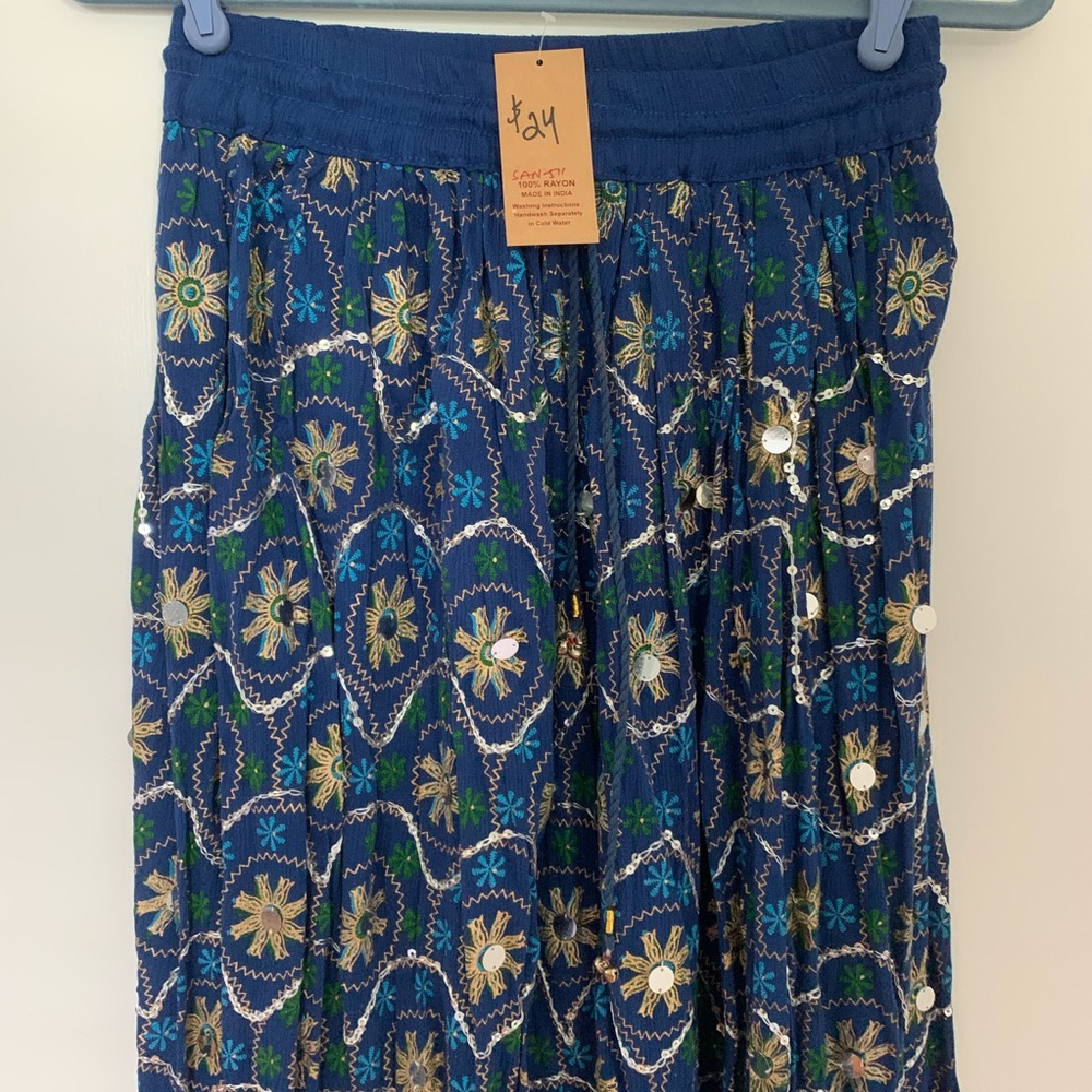 NWT bohemian maxi skirt